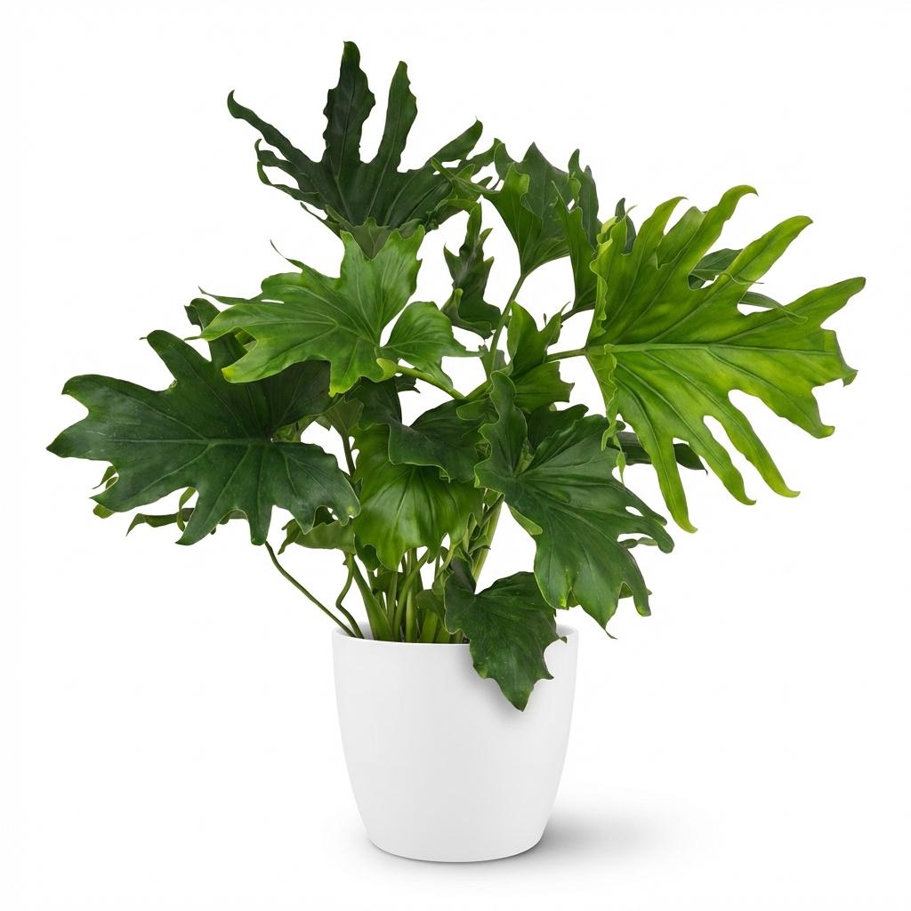 Philodendron Lickety Split - Pot Wit - ∅ 19Cm - ↕ 70Cm